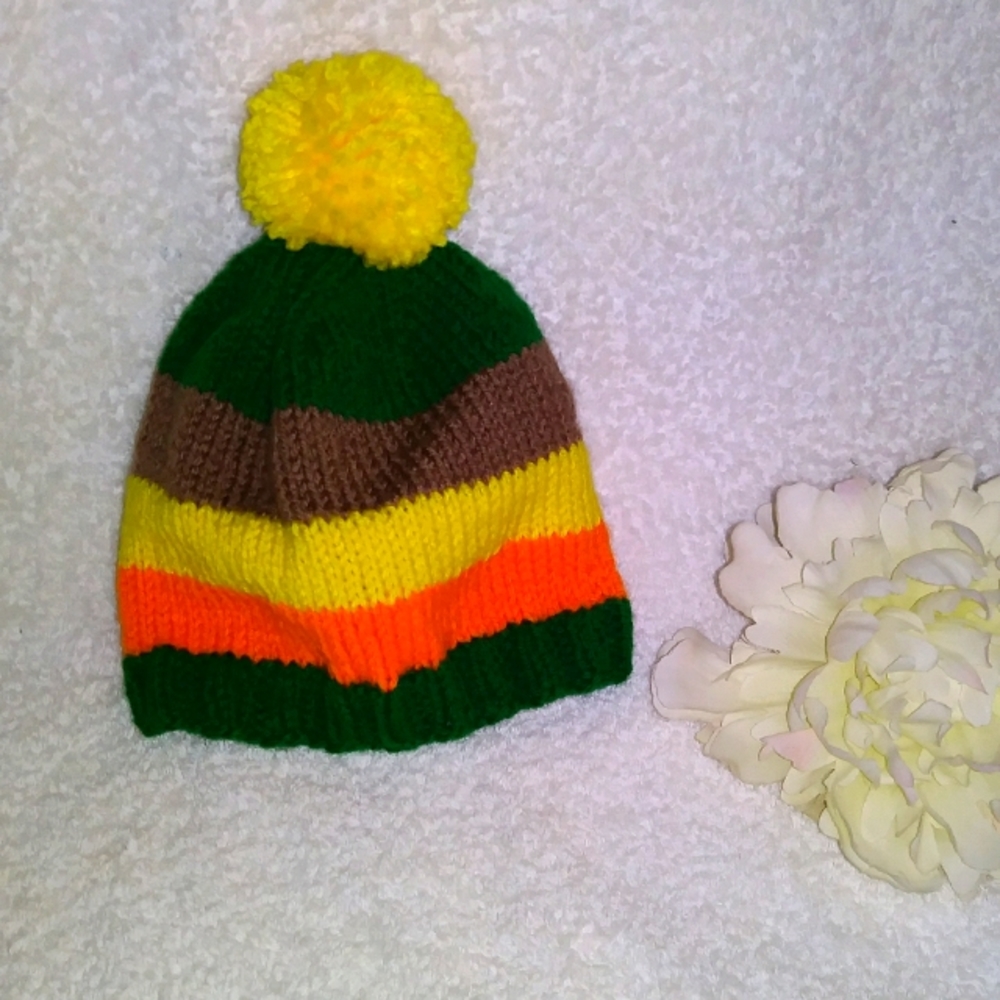 3/$10🌟 NEW Kid's Toddler Handmade Knit Winter Hat #2